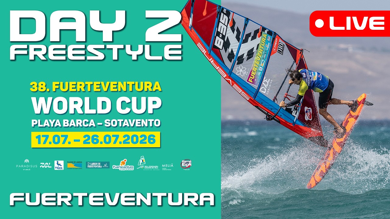 Livestream: Freestyle: 18th July | World Cup Fuerteventura 2026 | PWA World Tour