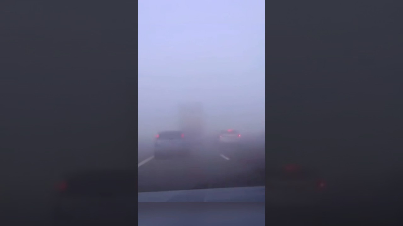 This is why you NEVER drive through fog&hellip;💥 #shorts #dashcam #accident