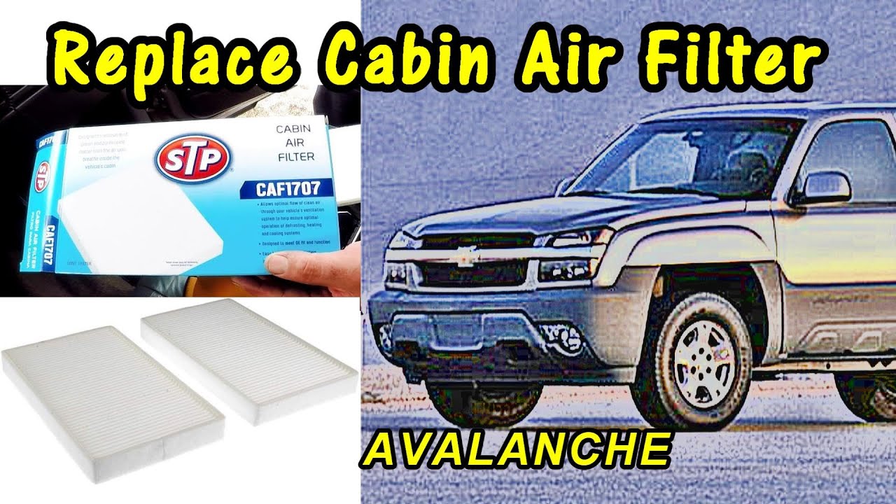 HOW TO REPLACE THE CABIN AIR FILTER Avalanche / Silverado / Yukon / Suburban / GMC Sierra / Tahoe