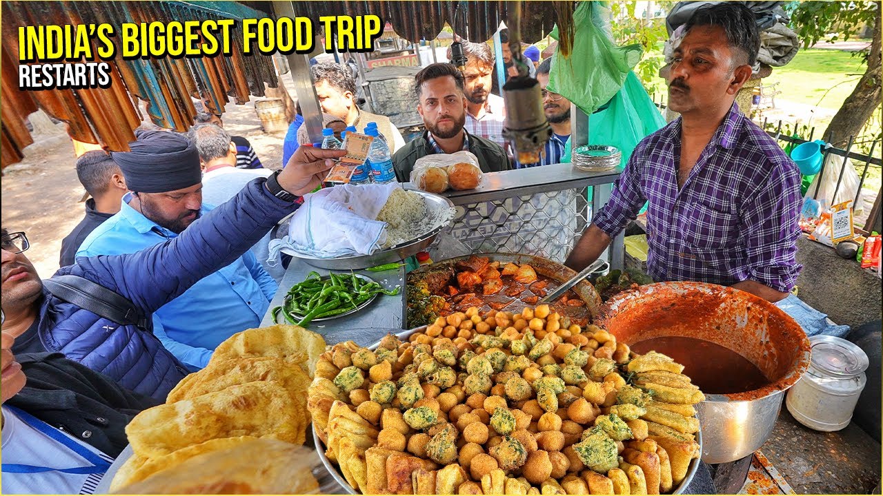India's Biggest Food Tour Restarts! Jammu & Kashmir aate hi Most Viral Street Food Vendors of India