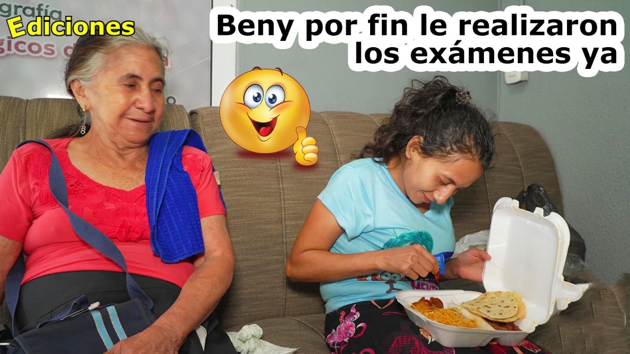 Por fin Beny ya se realizó los exámenes, costo casi todo el día - Ediciones Mendoza