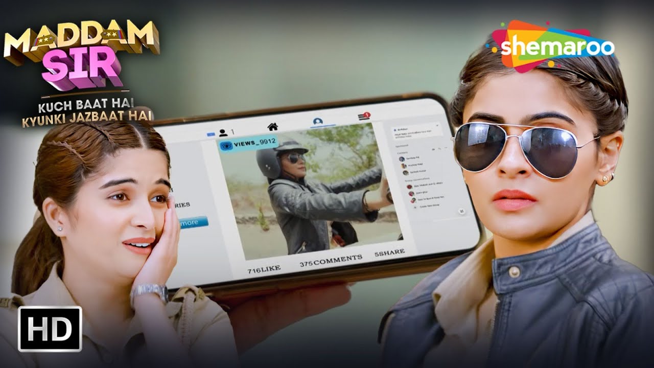 Karishma Singh ka bike stunt video hua viral | Best of Maddam Sir |Karishma Singh Comedy |Haste Raho