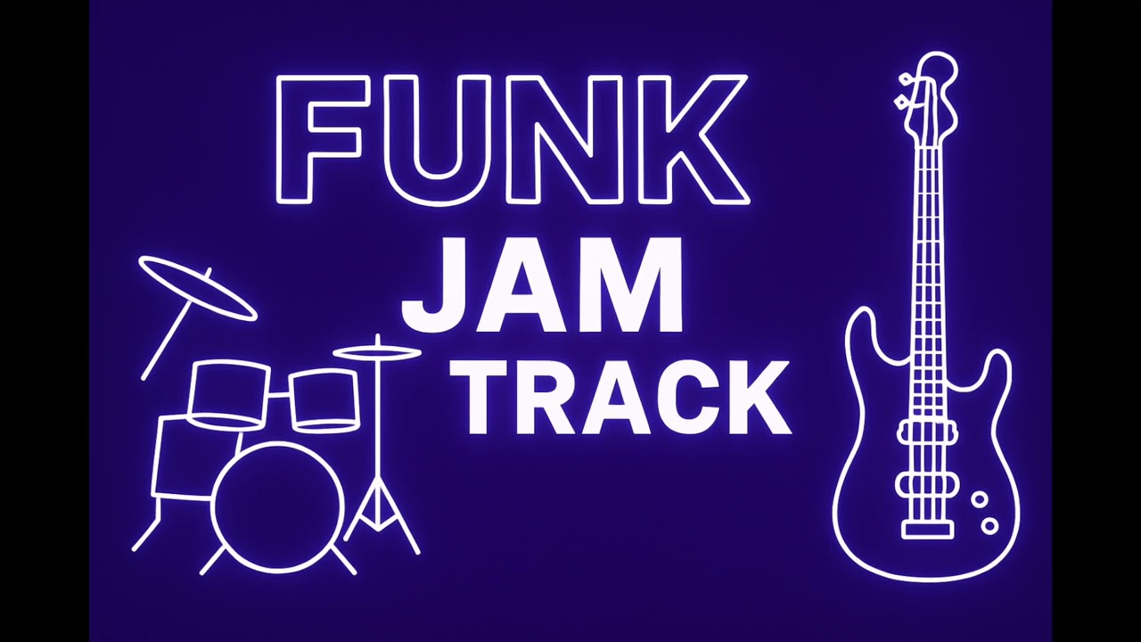 A Jazz Funk Backing Track / Jam Track in A - Smooth Rhodes & Tight funky guitar