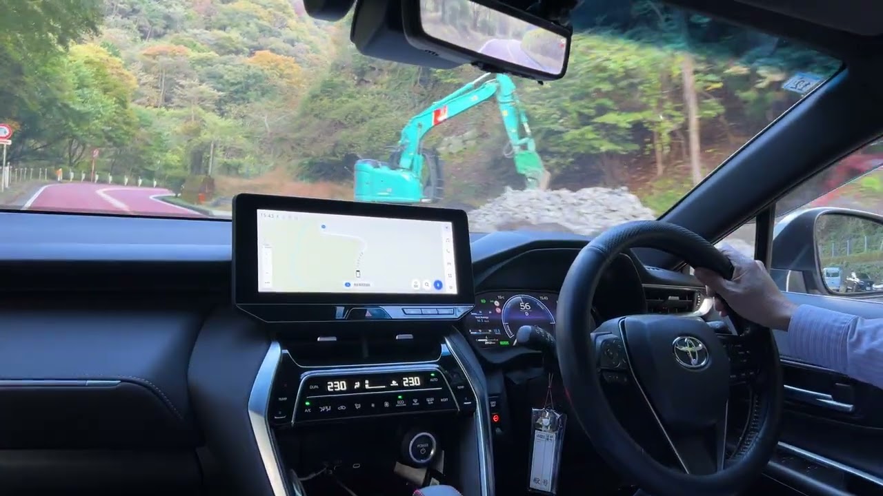 ハリアー走行動画　奥多摩周遊道路2025年秋
