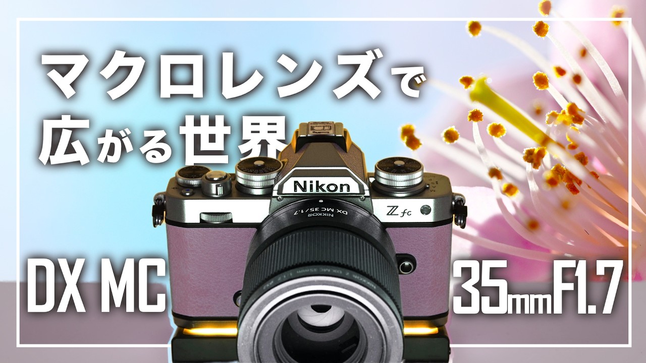 【作例大量】初心者にもおすすめ！マクロだけじゃない大口径単焦点の役割も兼ね備えたZ DX MC 35mm f/1.7フルレビュー！