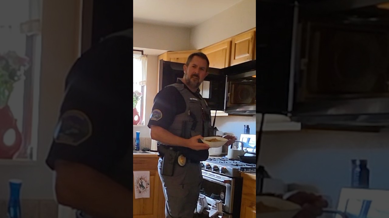 Cop Has Hilarious Reaction To Wife's Phone Call - Funny Police Moment Caught On Camera 😂