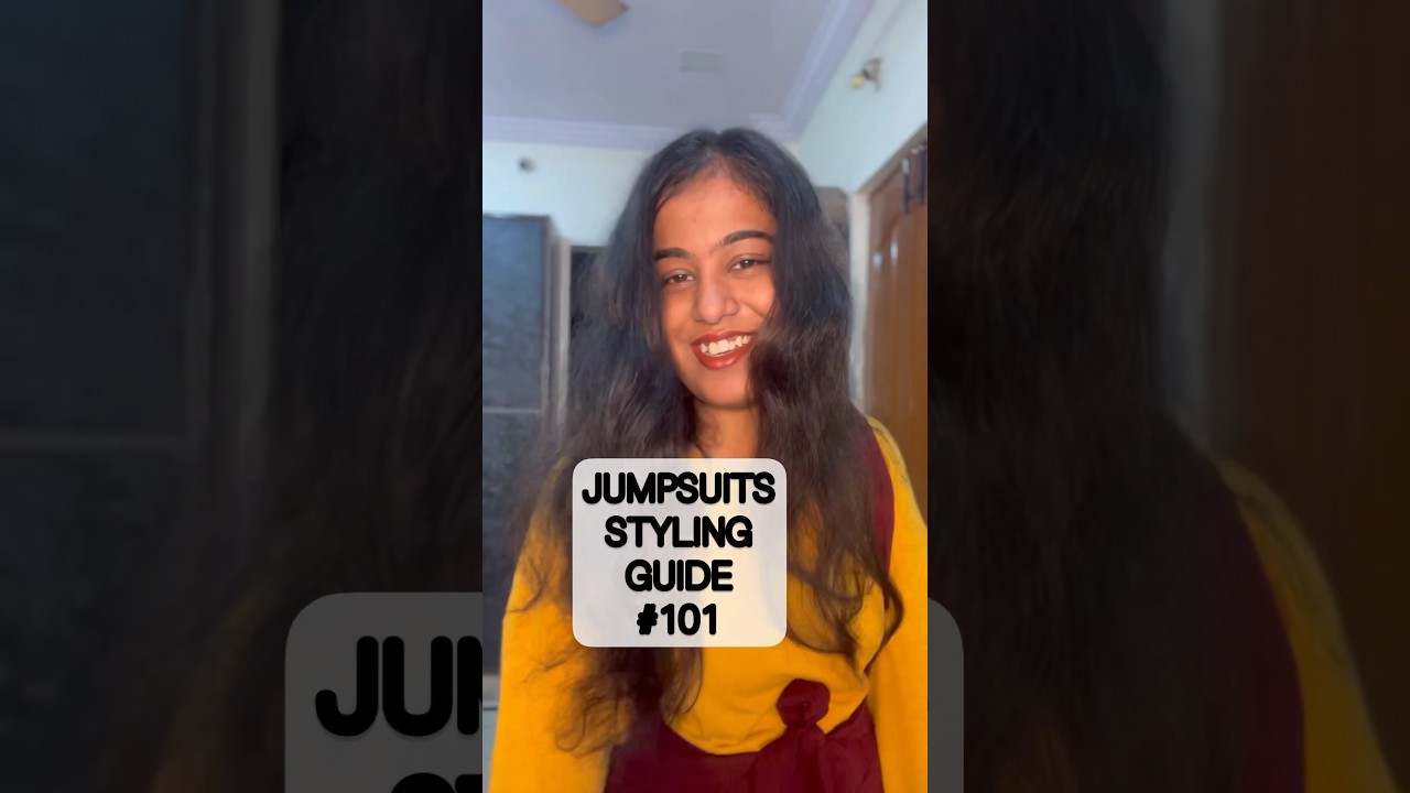 JUMPSUITS GUIDE 101 | LIKITHA BIJJALA #fashion #styling #jumpsuit #yt #shorts #fashionblogger