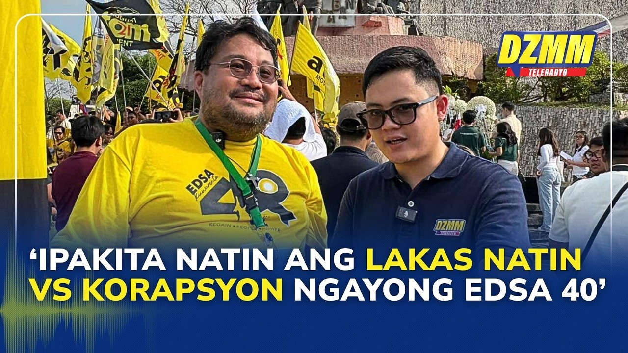 Xiao Chua urges Pinoys to live out Edsa spirit, stand vs corruption | DZMM Digital (25 Feb 2026)