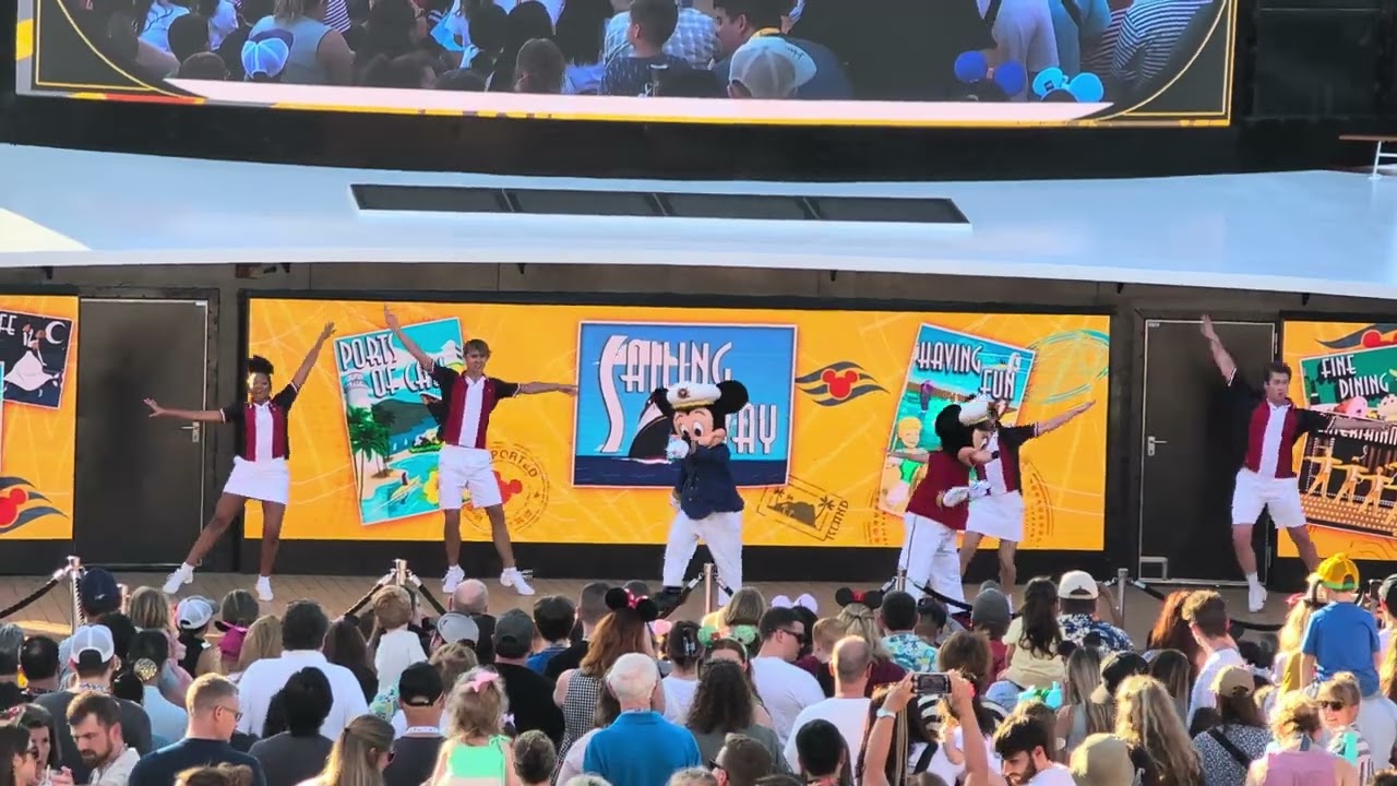 Sail Away Party Disney Dream 4K HD Marvel Day at Sea