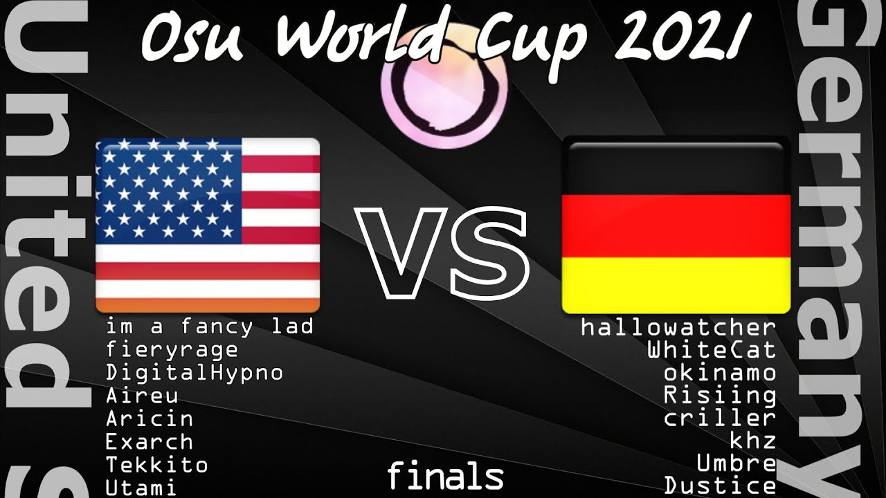 Osu! World Cup 2021 United States VS Germany (Finals) (winner bracket)