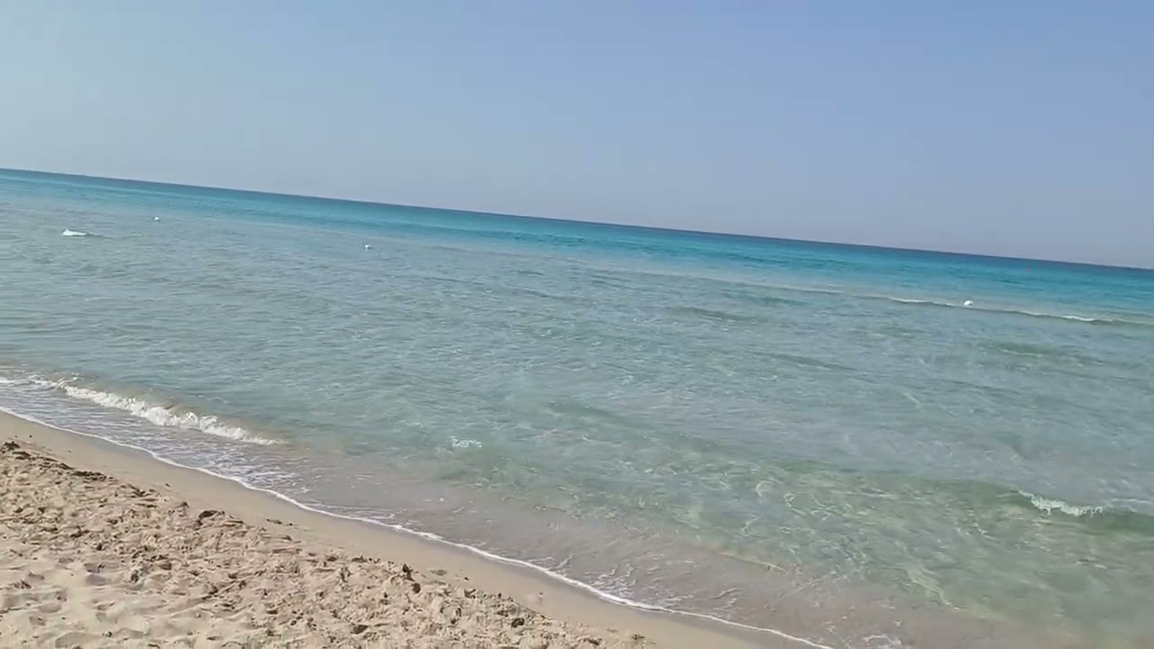 Spiaggia di Torre San Giovanni, Puglia, Italia 
