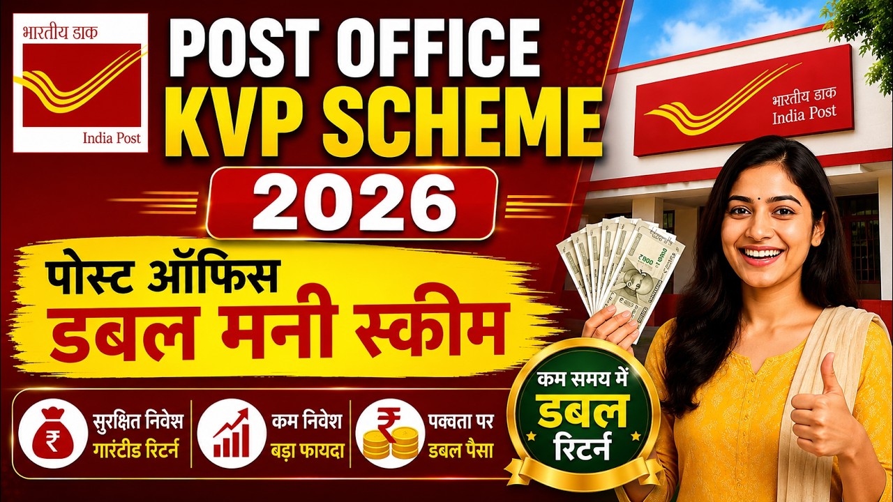 Post Office KVP Scheme 2026 | Kisan Vikas Patra 2026 | Post Office Double Money Scheme 2026