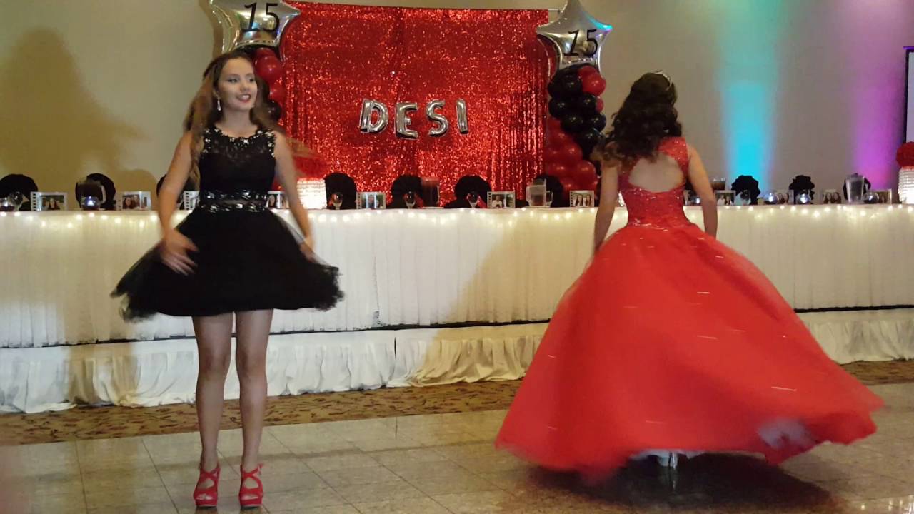 Desi's Quinceañera dance with her siblings