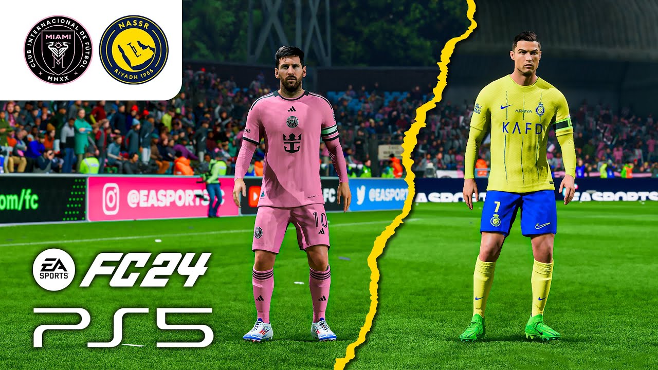 FC24 | Inter Miami vs Al Nassr - Gameplay | PS5