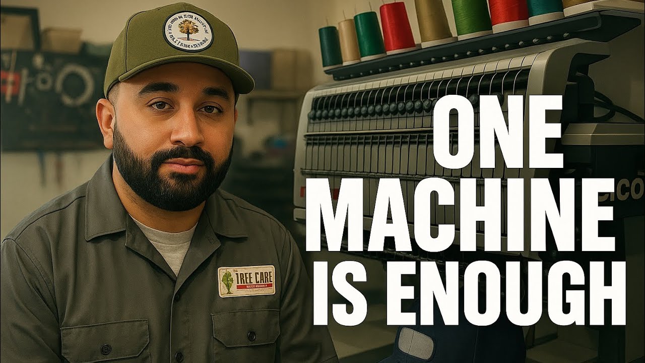 One Embroidery Machine. Real Orders. Real Business.