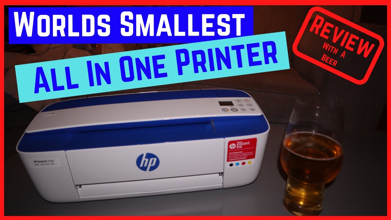 HP  Deskjet 3760 Printer | Review with a Beer