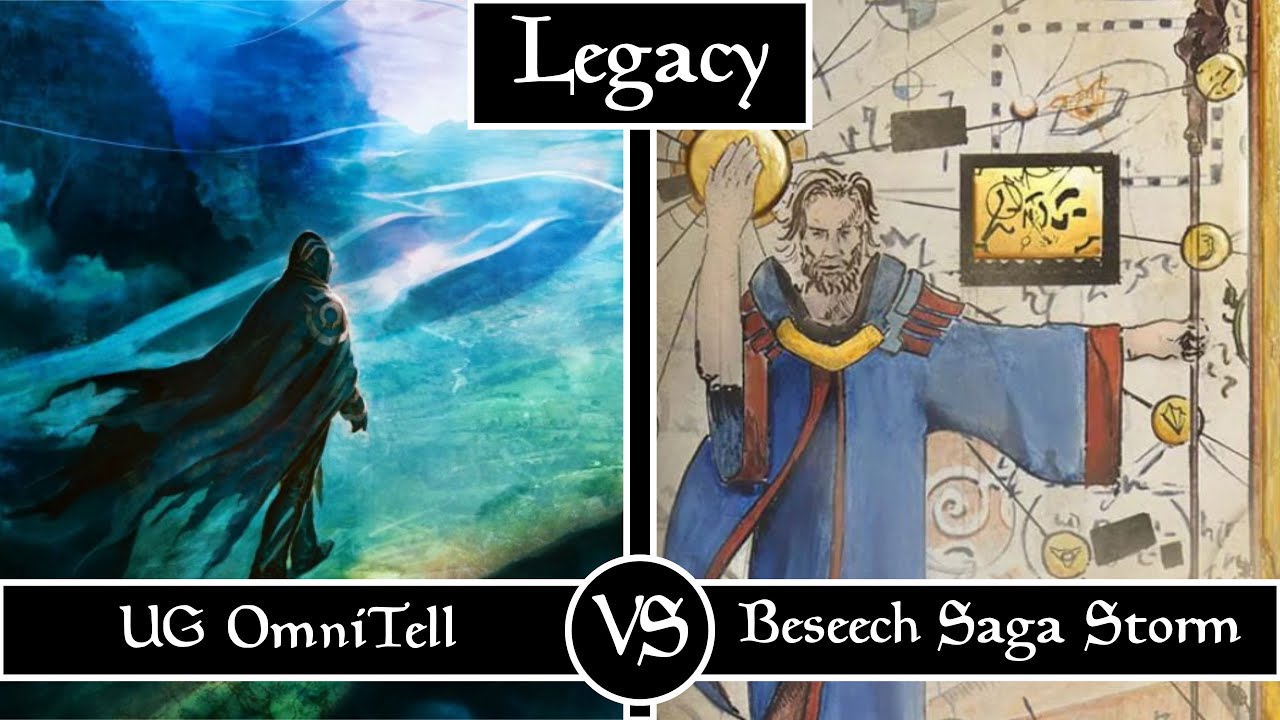 UG Omnitell VS Beseech Saga Storm. Legacy MTG