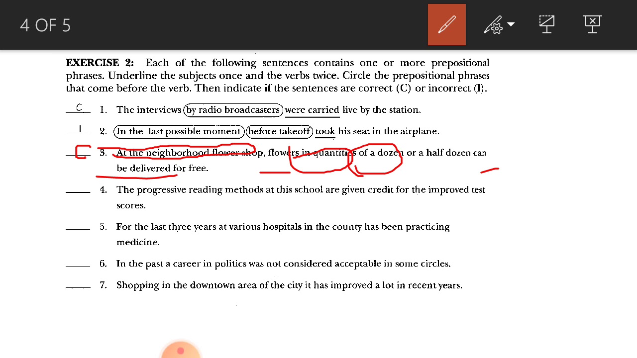 structure skill 2   be careful of objects of prepositions