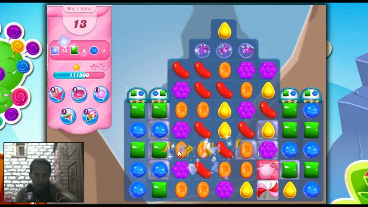 Candy Crush Saga Level 9998 - 2 Stars, 24 Moves Completed