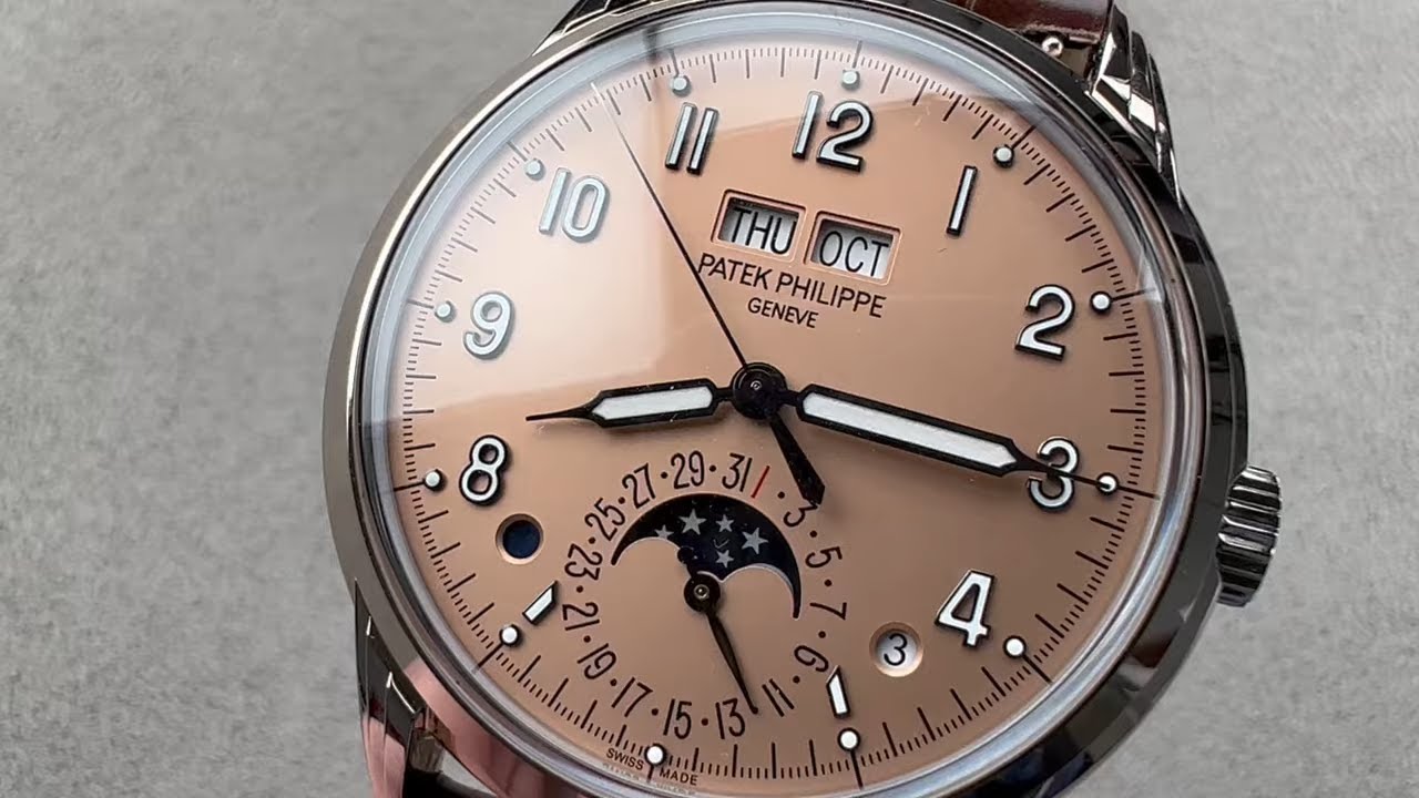 Обзор часов Patek Philippe 5320 Grand Complications Perpetual Calendar 40mm Salmon Dial Watch | 5...