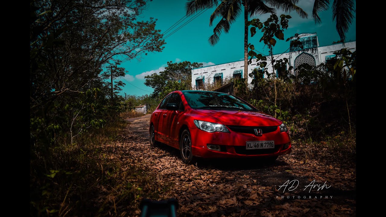 motography honda red civic