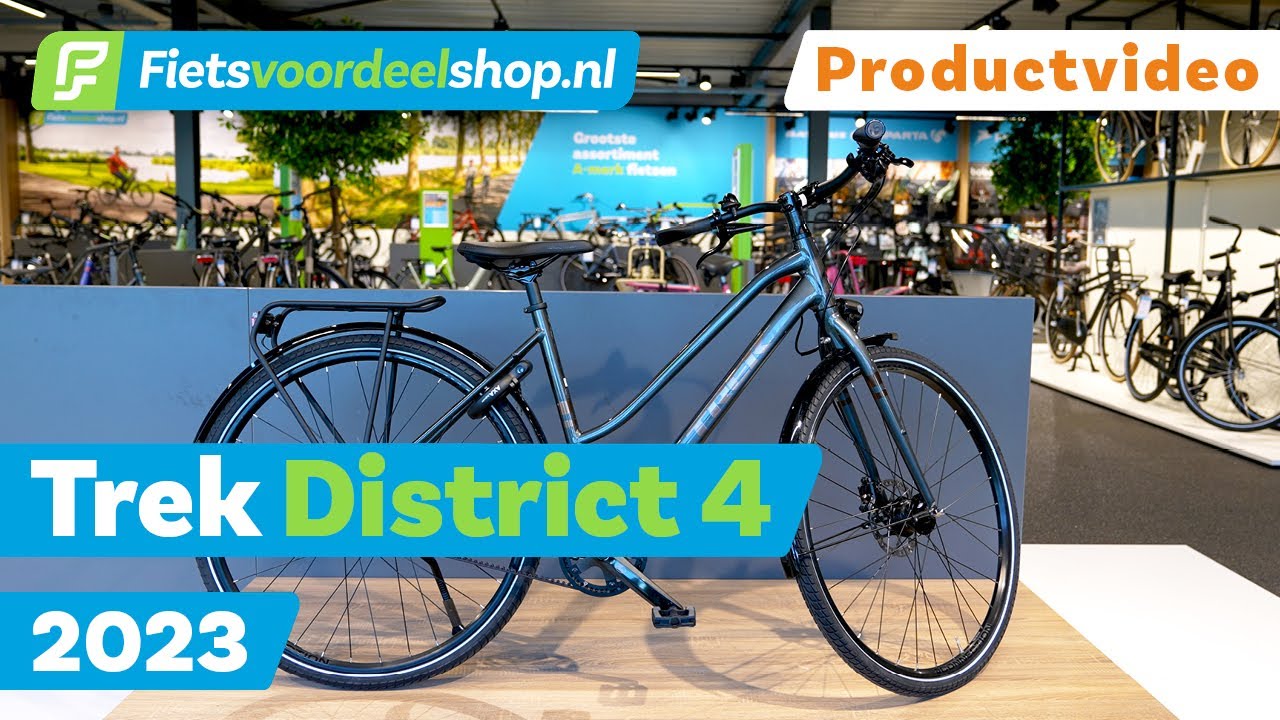 Trek District 4 - Fijne stadsfiets met Alfine versnelling - Perfect voor forenzen