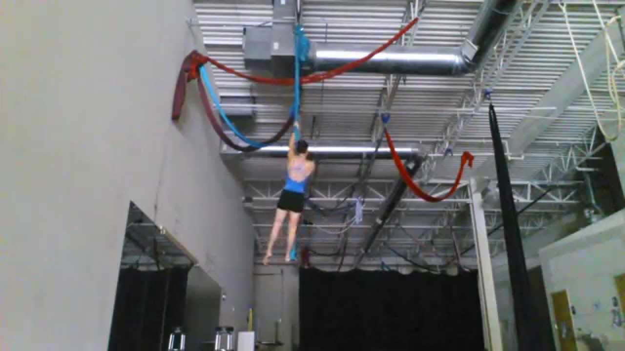 Aerial sling routine