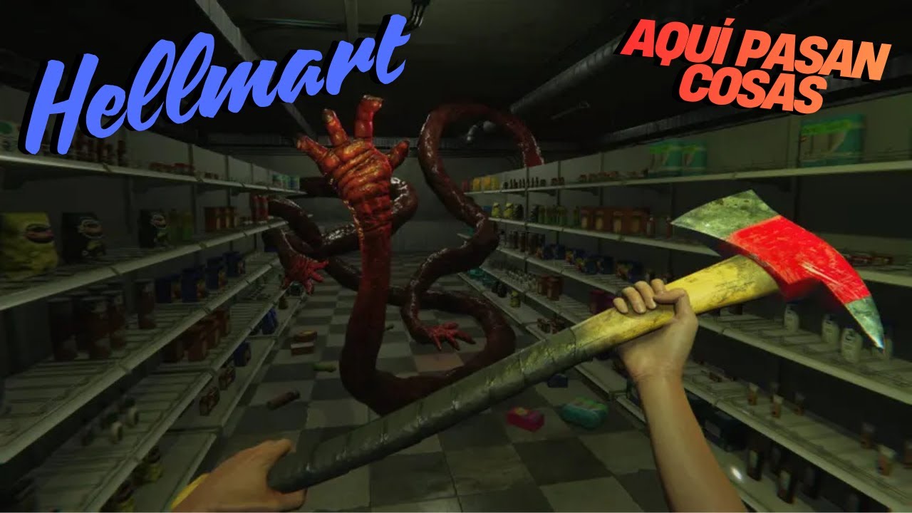 🚨💥TRABAJAR DE CARA AL PÚBLICO YA ES TERRORÍFICO PERO.... | HELLMART | Gameplay Español #horrorgaming