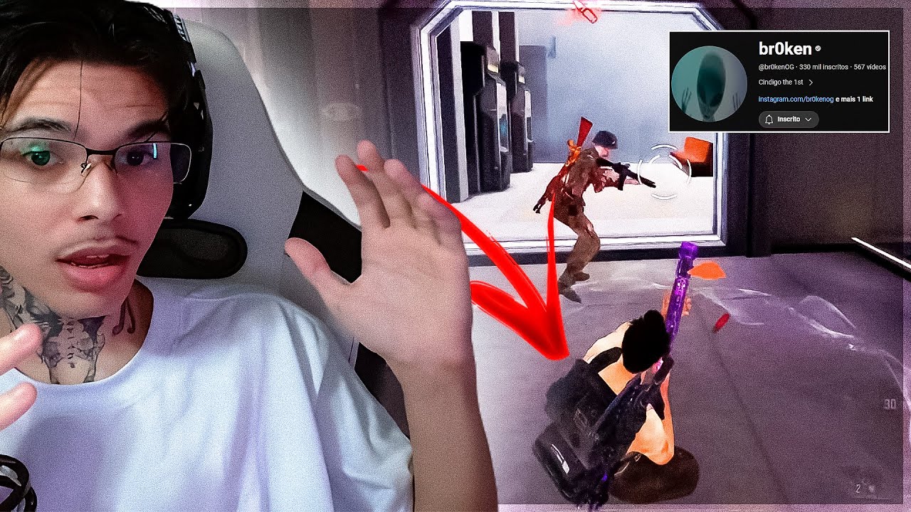 ELE AINDA É O MELHOR JOGADOR DO MUNDO DE BATTLE ROYALE!? REAGINDO AO BR0KEN! - COD MOBILE