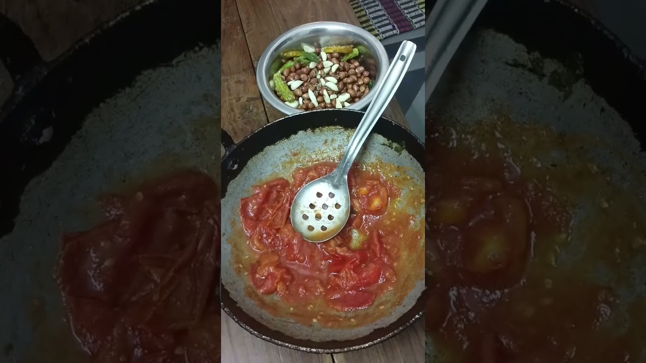 peanuts 🥜 chutney moms recipe for idly, dosa, utappam