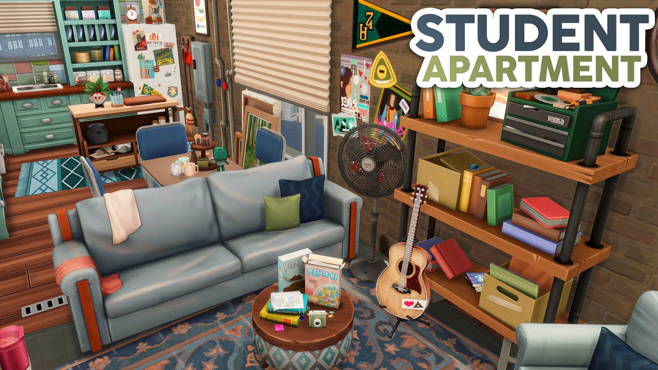 Захламлённая квартира соседей по комнате // The Sims 4 Быстрая сборка: Ремонт квартиры