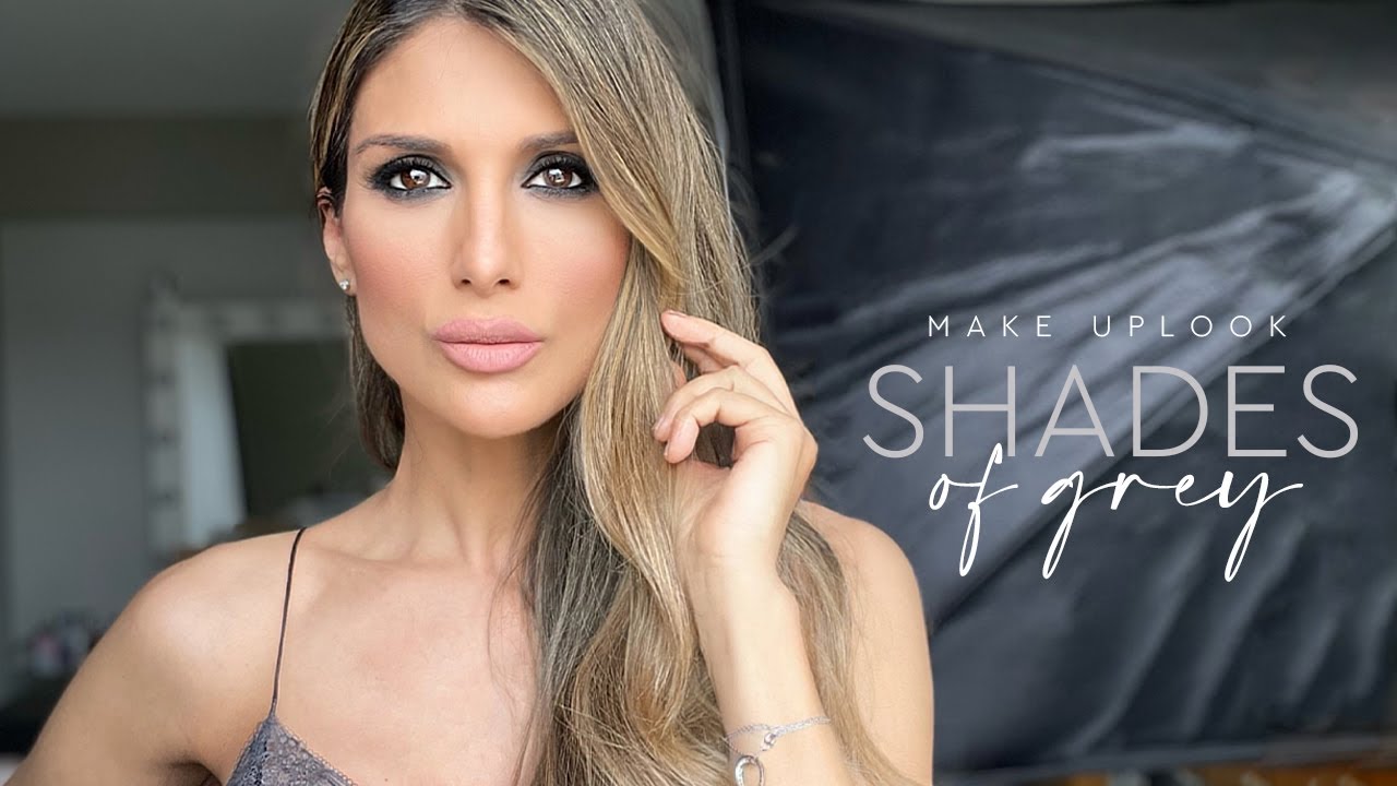 Shades of grey make up look | Roula Stamatopoulou