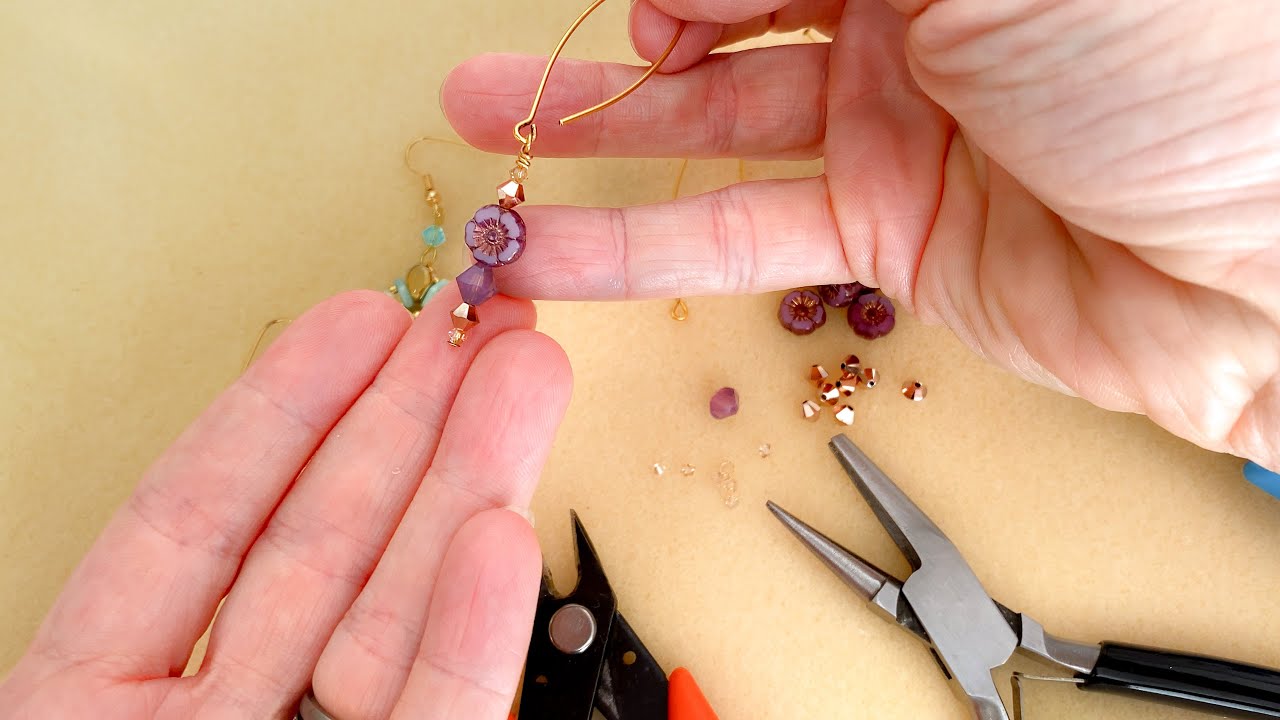 How to Make the Madeline Earrings featuring PRESTIGE Crystal Beads
