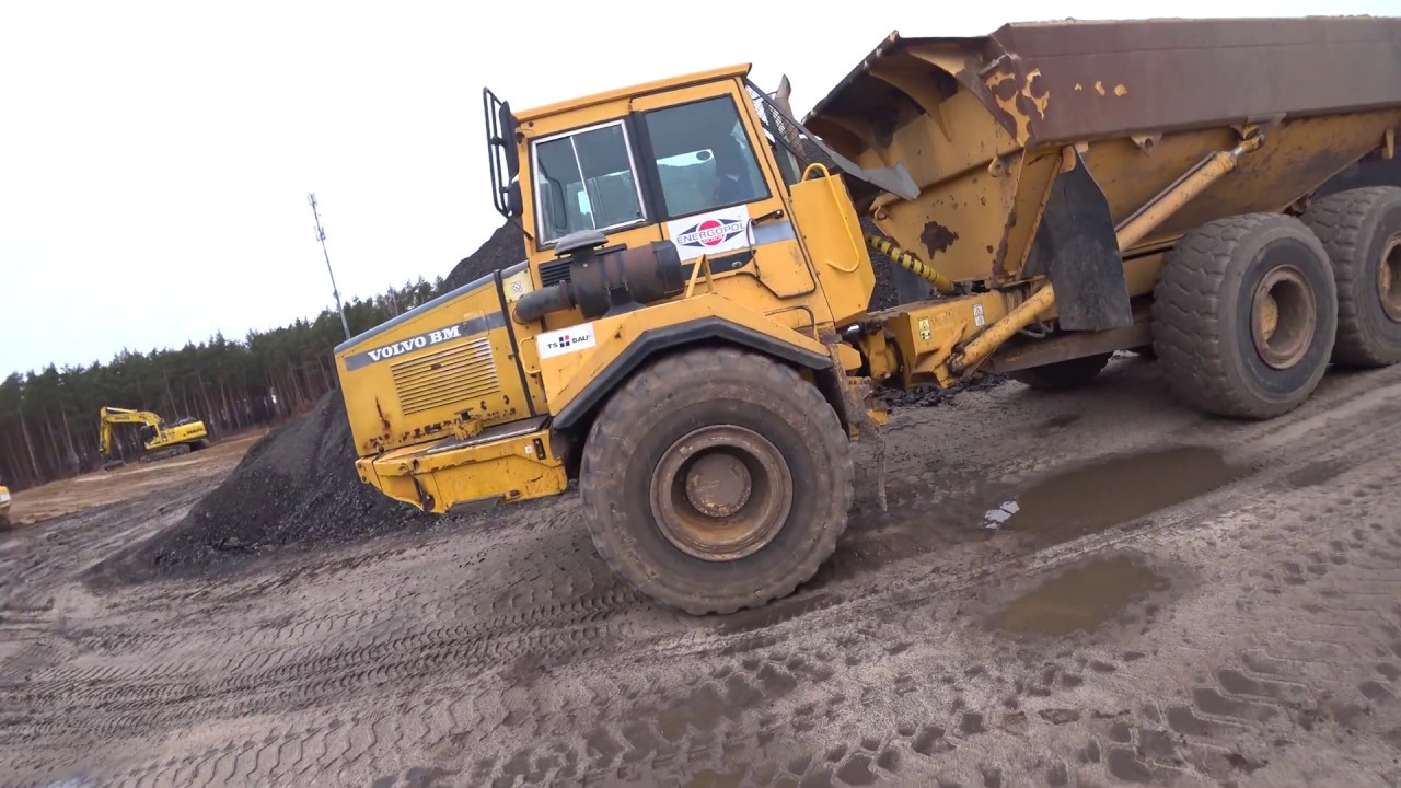 Pierwsza przejażdzka wozidłem Volvo A25C