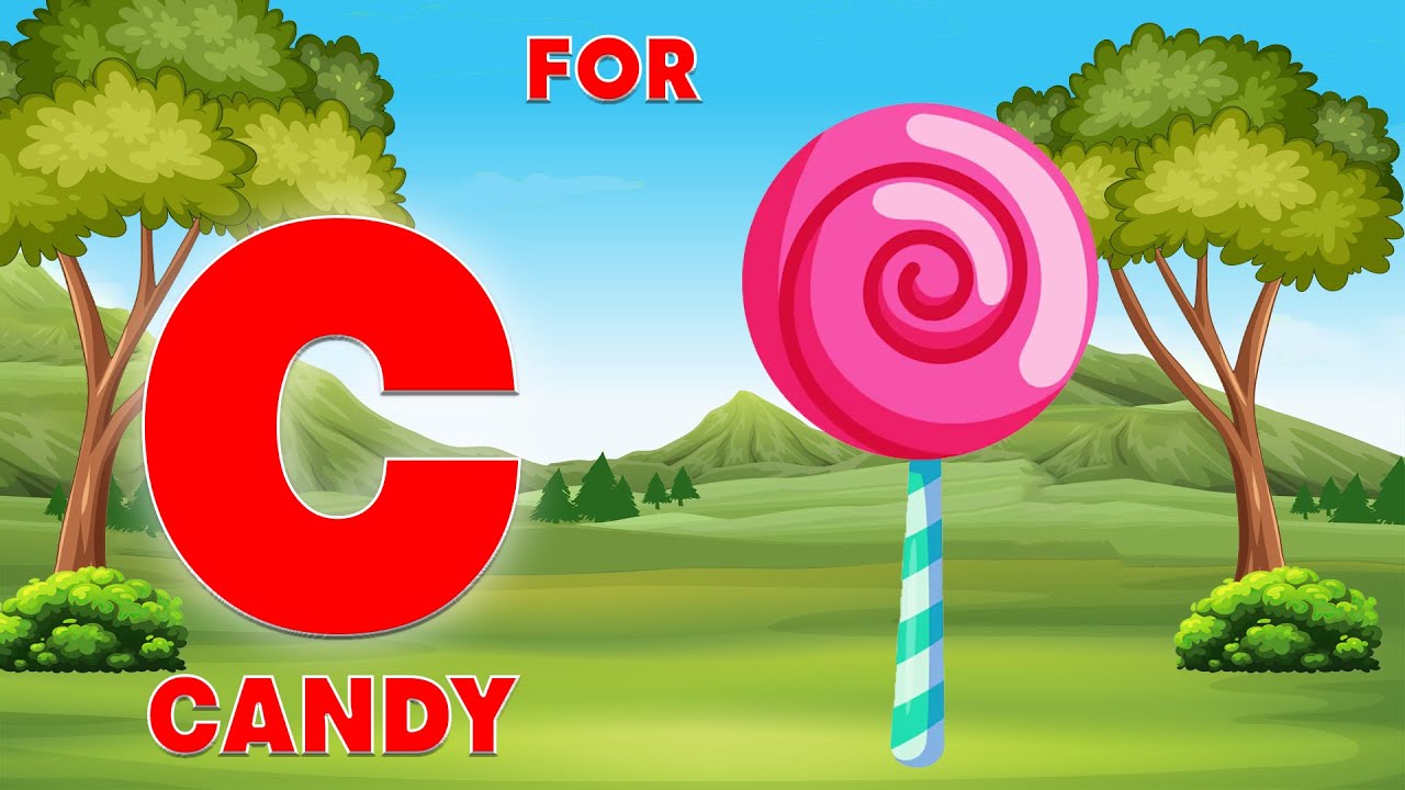 C for Candy  Learn ABC  Kids Cartoon