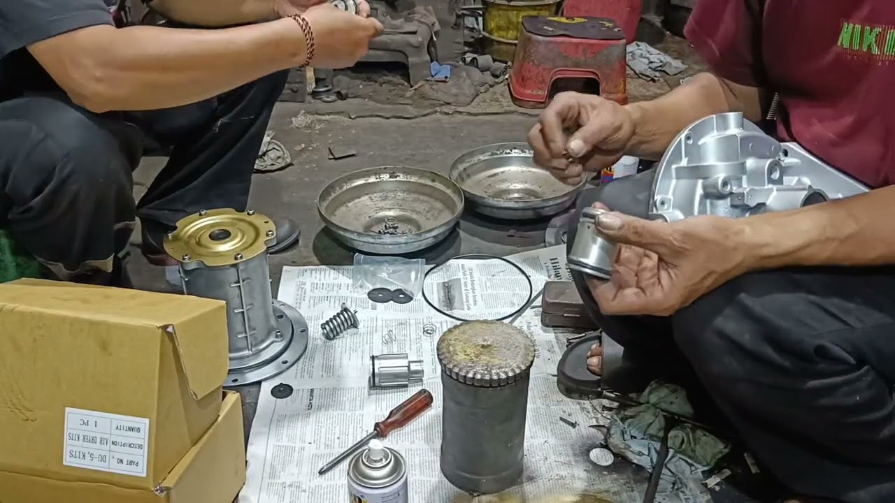 Pemasangan dan pergantian kit air dryer Hino 500