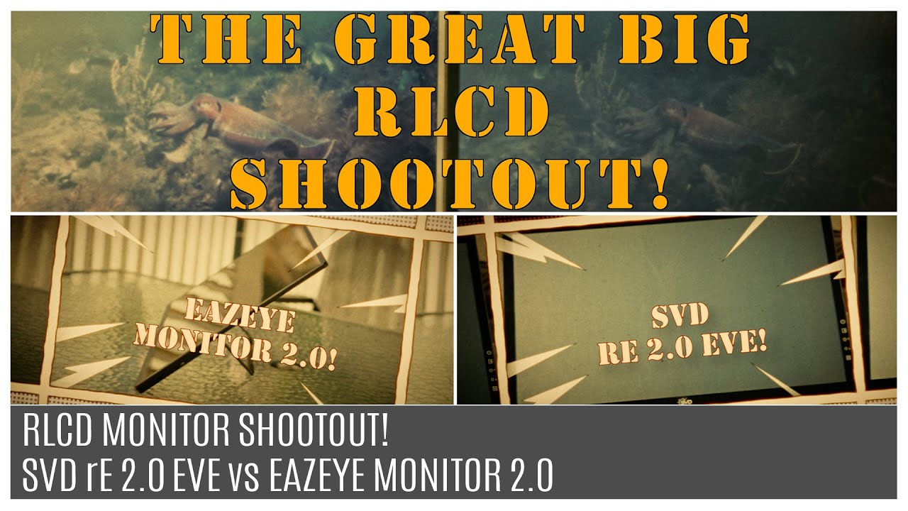 RLCD Shootout! SVD rE 2.0 Eve vs Eazeye Monitor 2.0 | Two Specialists, Which is the Best For You?