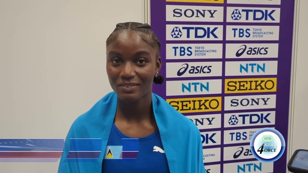 ALFRED WINS HISTORIC GOLD, ST. LUCIA'S FIRST AT WORLD INDOORS