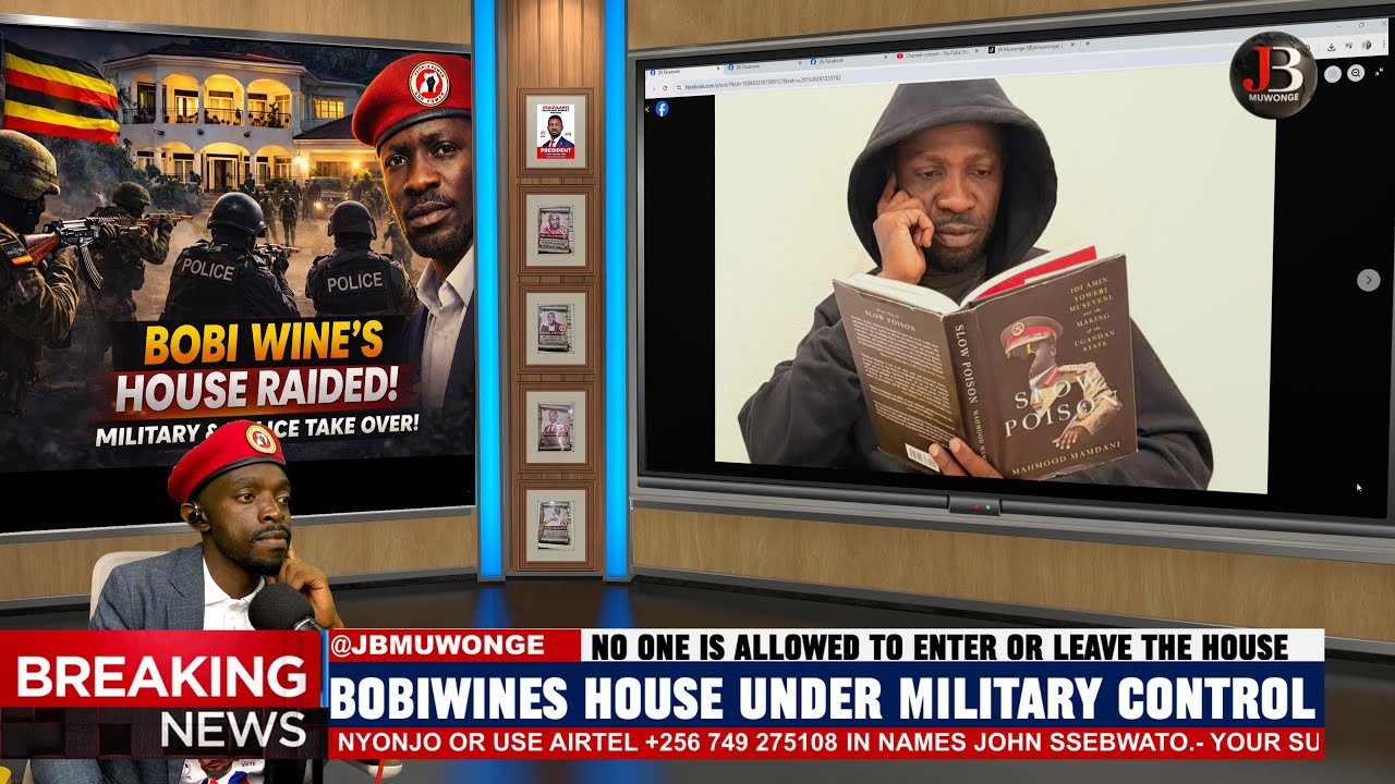 Bobi Wine’s House Still Under Military Siege as Police Change Their Story - Bobiwie speaks out.