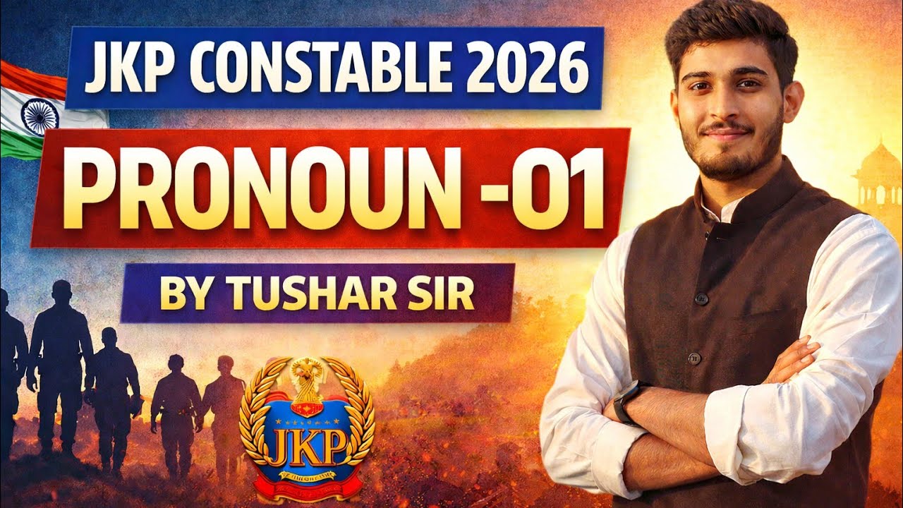 PRONOUN -1//ENGLISH -13 //JKP CONSTABLE FREE 2026 // #JKSSB #jkssbexam #jkp #jkpsi #faa #jkssb