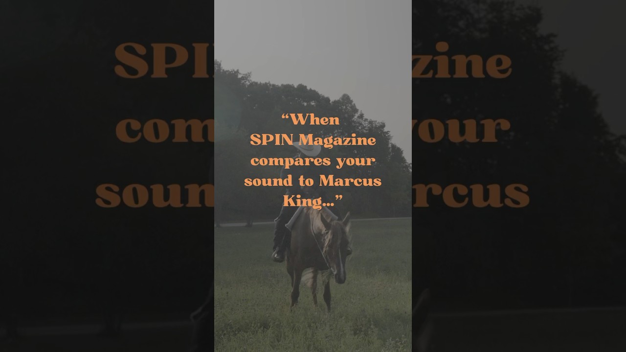 SPIN Magazine compared my sound to Marcus King ya’ll-Playing Guitar on my horse was how I celebrated