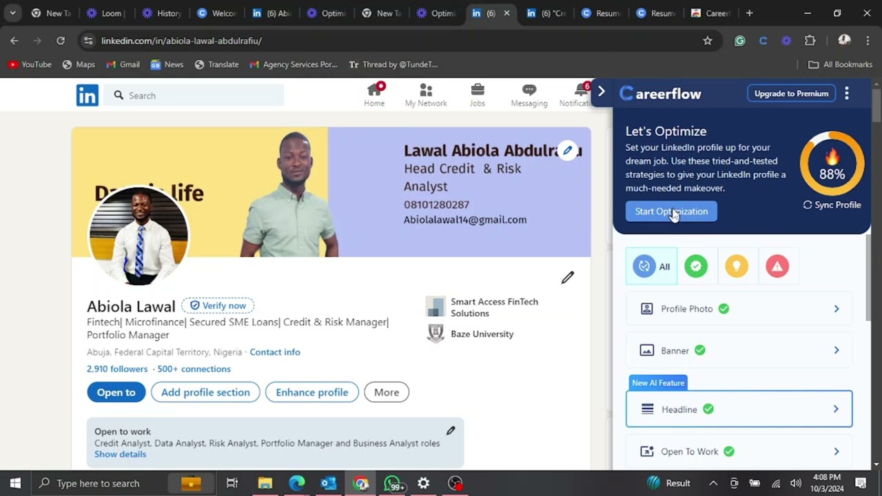 LinkedIn Optimization