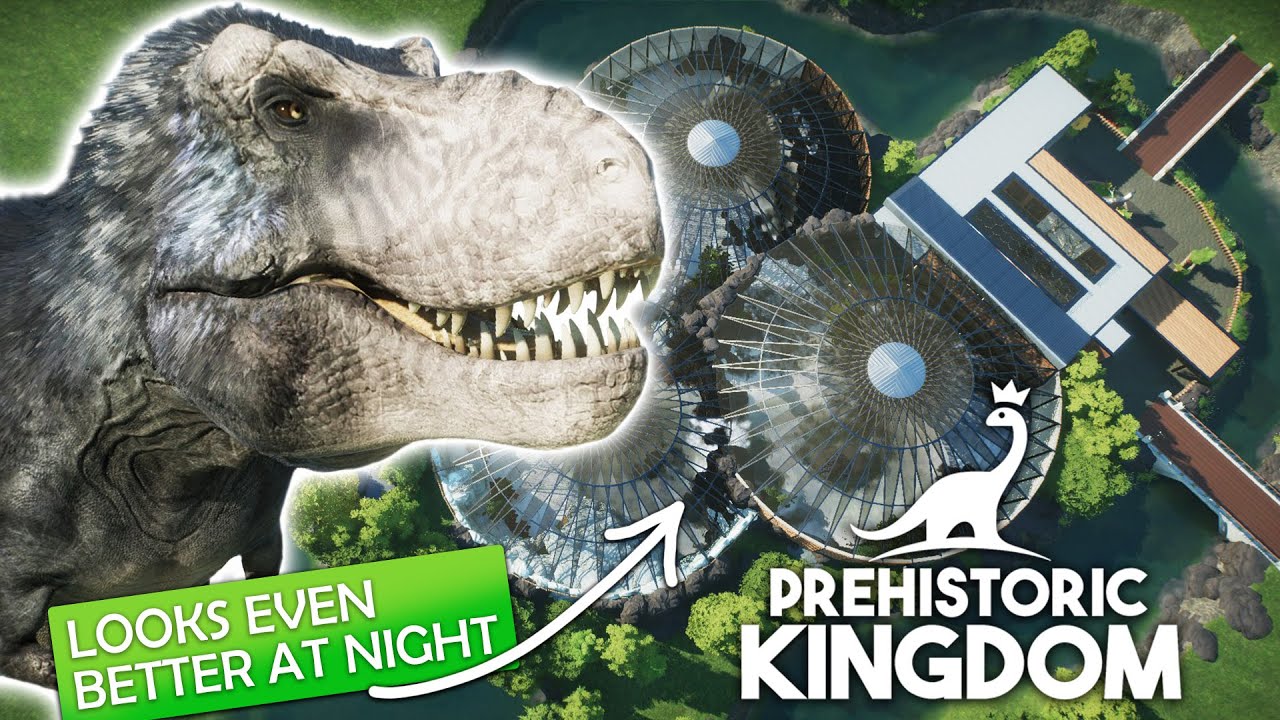 INDOOR SNOW BIOME for the feathered T. Rex | Prehistoric Kingdom SPEEDBUILD & TOUR