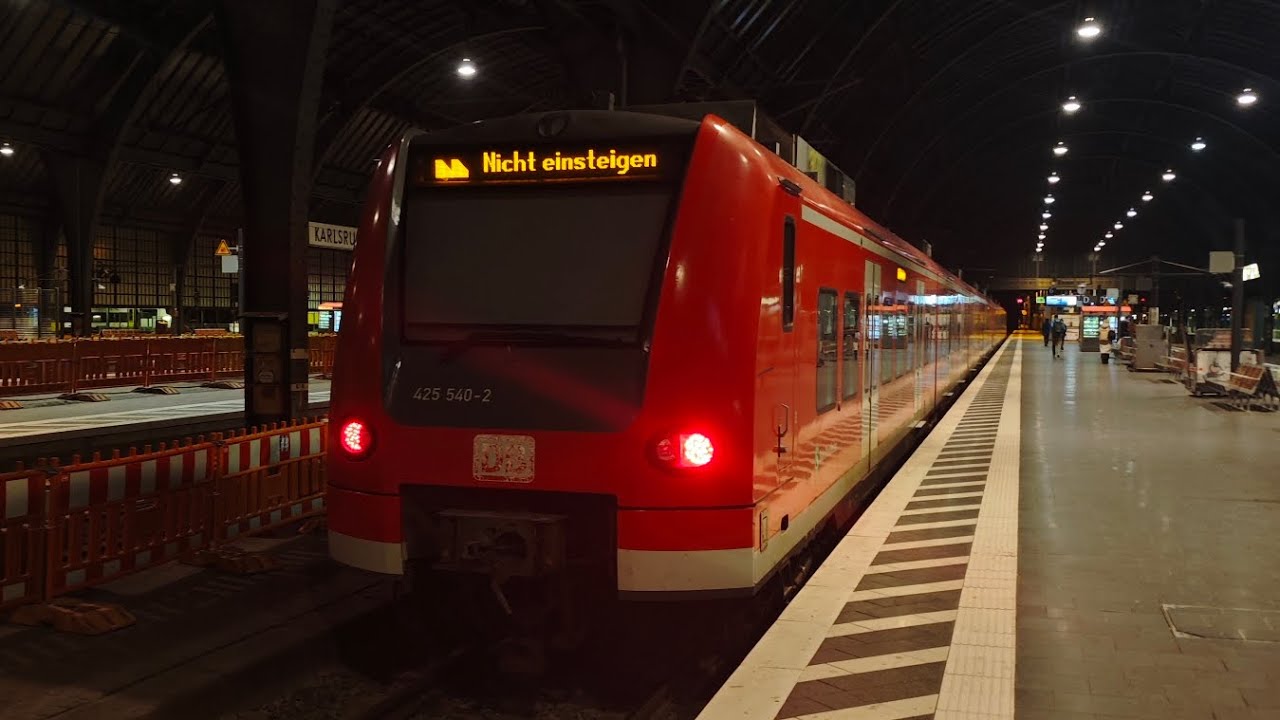 [Sound] ET425 540-2 | Siemens, Adtranz/Bombardier, DWA | S Bahn Rhein Neckar | Soundaufnahme