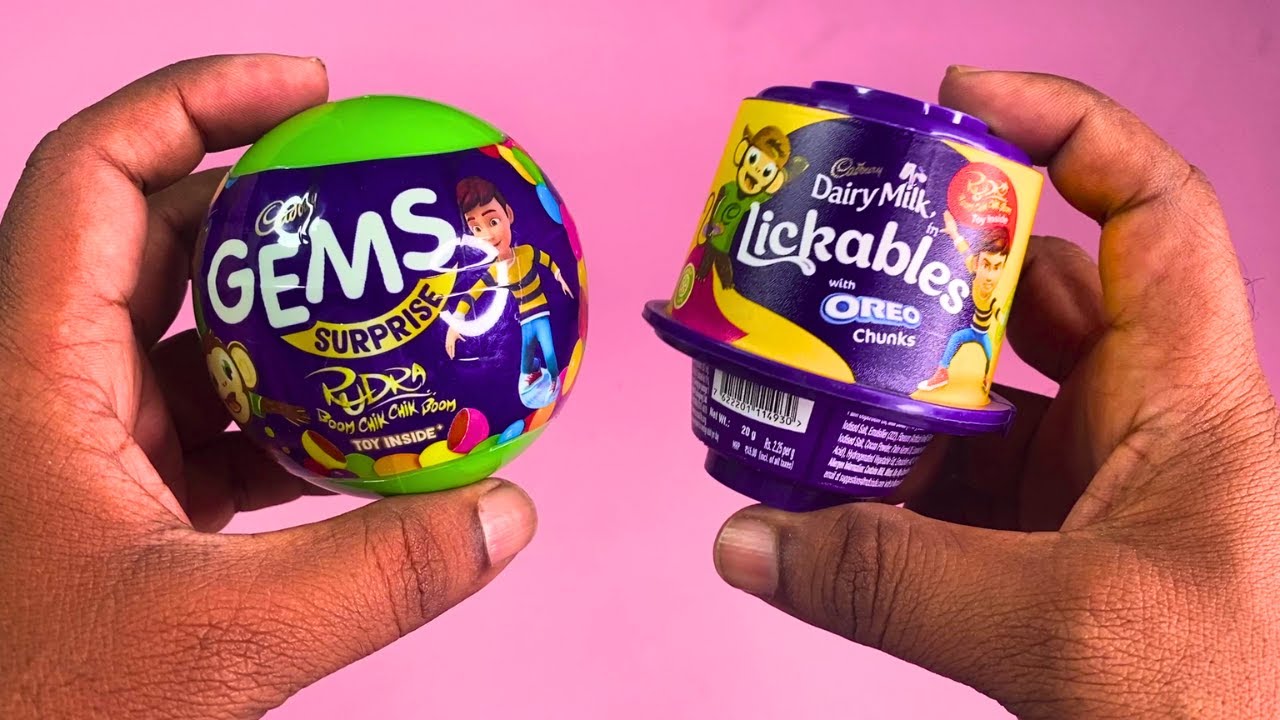 Cadbury Gems Vs Dairy Milk Lickable
