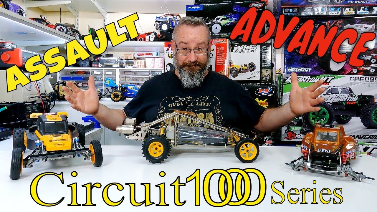 Kyosho Circuit 1000 Buggies - Advance & Assault