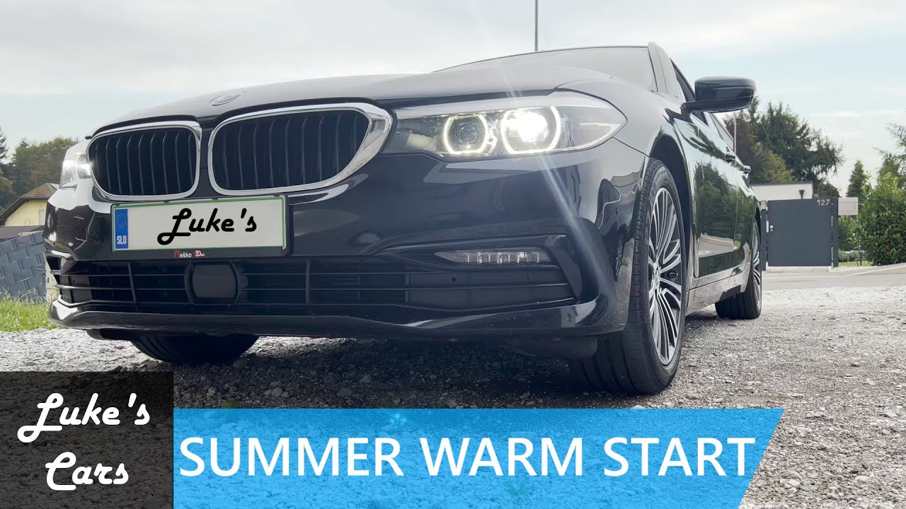 BMW 530d xDrive 265HP Summer Warm Start [4K]