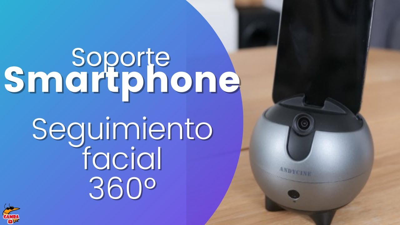 📱 ANDYCINE S2 Soporte para teléfono seguimiento facial 360º