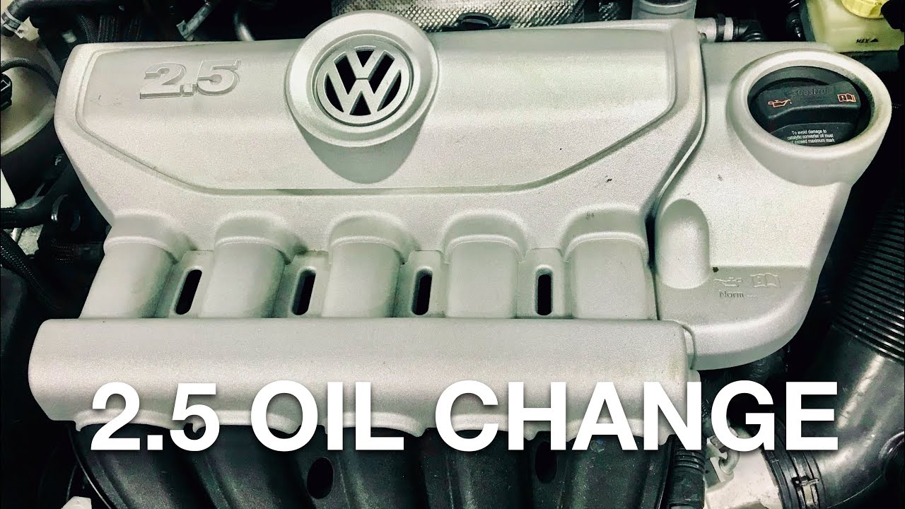 Как заменить масло в 2.5 Volkswagen Beetle Golf Jetta Passat