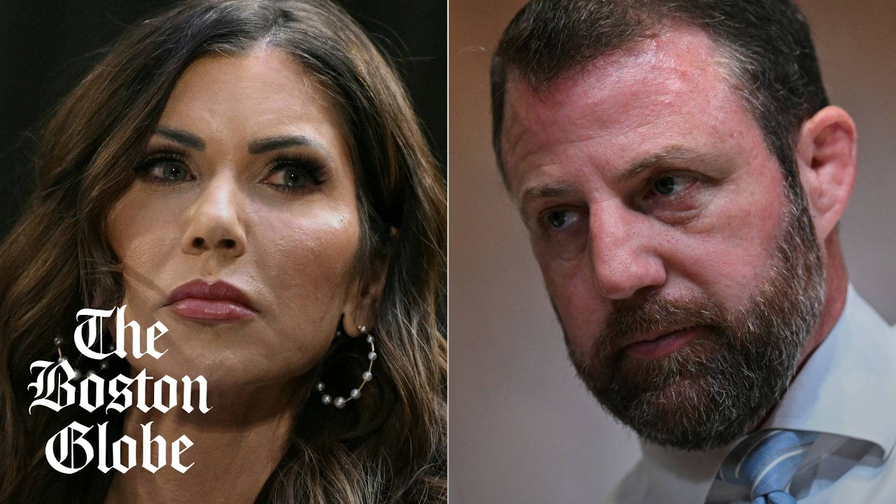 Kristi Noem fired: Trump's replacement, senator Markwayne Mullin, speaks to reporters
